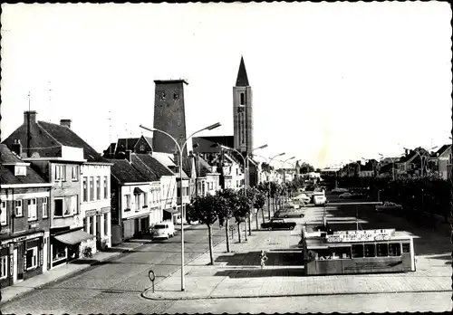 Ak Zelzate Ostflandern, Zicht op Markt