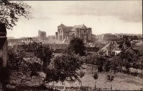 Ak Saint Yrieix Haute Vienne, Vue générale