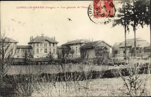 Ak Liffol le Grand Vosges, Vue générale de l'Hospice