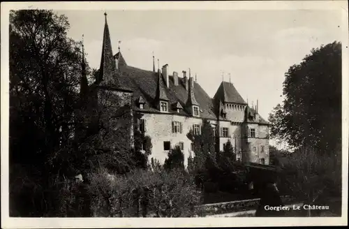 Ak Gorgier Kt. Neuenburg Schweiz, Le Chateau