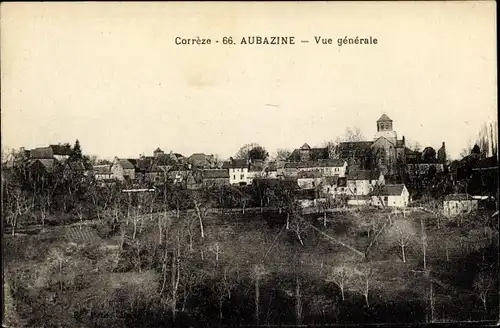 Ak Aubazine Corrèze, Vue générale