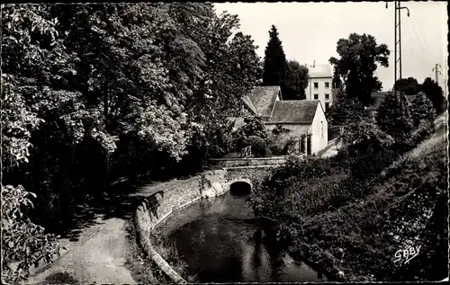 Ak Meung sur Loire Loiret, Paysage sur la Rivière, les Mauves