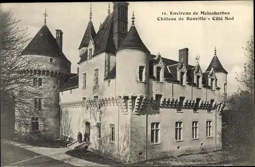 Ak Malesherbes Loiret, Château de Rouville