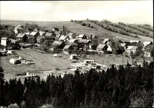 Ak Allersdorf Großbreitenbach im Ilm Kreis Thüringen, Panorama vom Ort
