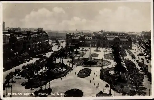 Ak Buenos Aires Argentinien, Plaza de Mayo