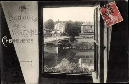 Ak La Varenne Val de Marne, Chennevières