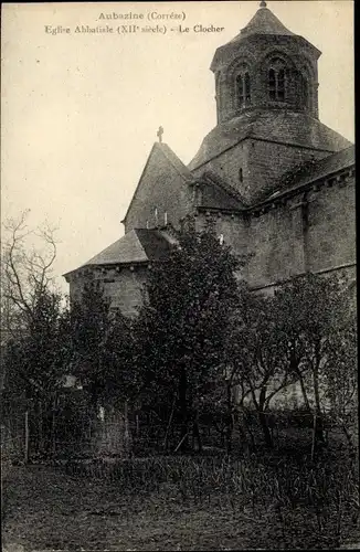 Ak Aubazine Corrèze, Eglise Abbatiale, le Clocher