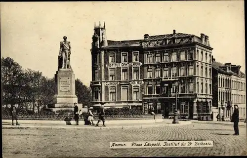 Ak Namur Wallonien, Place Leopold, Institut du Dr. Bribosia, Clinique des Yeux