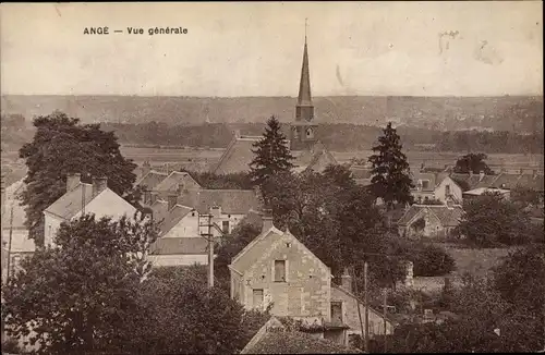 Ak Ange Loir et Cher, Vue Generale