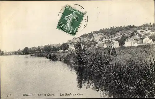 Ak Bourre Loir et Cher, les Bords du Cher