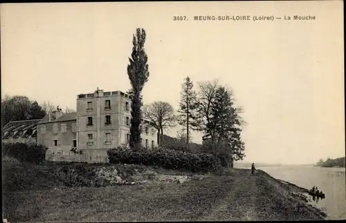 Ak Meng sur Loire Loiret, La Mouche