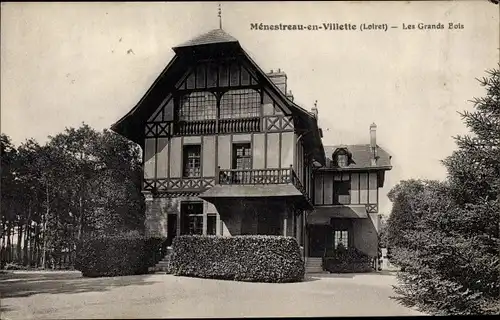 Ak Ménestreau en Villette Loiret, Les Grands Bois