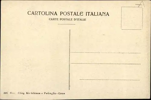 Ak Como Lombardia, Monumento a Felice Cavallotti