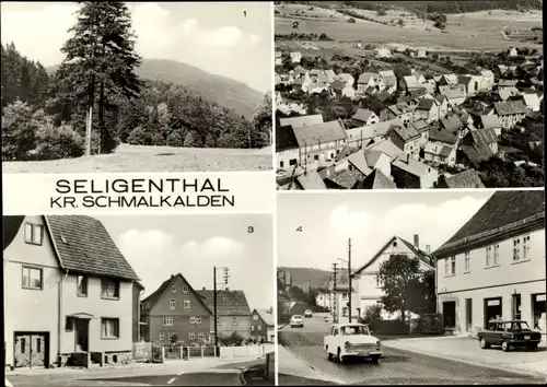 Ak Floh Seligenthal Thüringen, Haderholzgrund, Haderholzer Straße, Gothaer Straße, Trabant, Wartburg