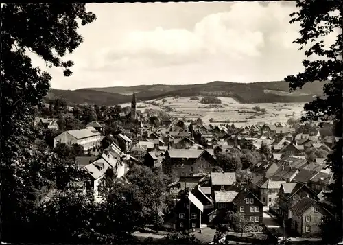 Ak Brotterode Trusetal in Thüringen, Panorama vom Ort