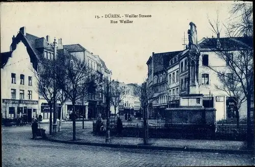 Ak Düren in Nordrhein Westfalen, Weiller Straße