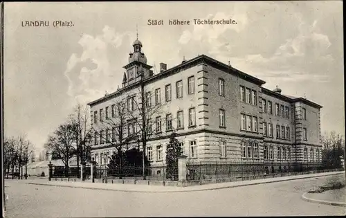 Ak Landau in der Pfalz, Städtische höhere Töchterschule