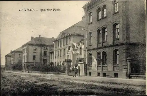 Ak Landau in der Pfalz, Quartier Foch