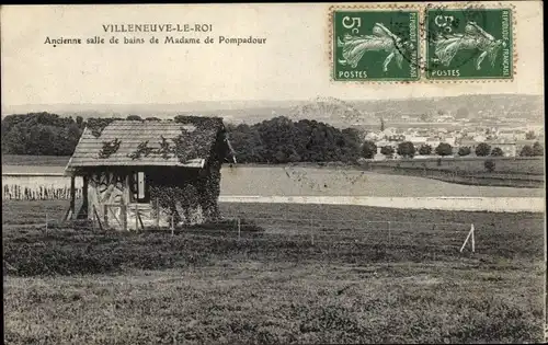 Ak Villeneuve le Roi Val de Marne, Ancienne Salle de Bains de Madame Pompadour