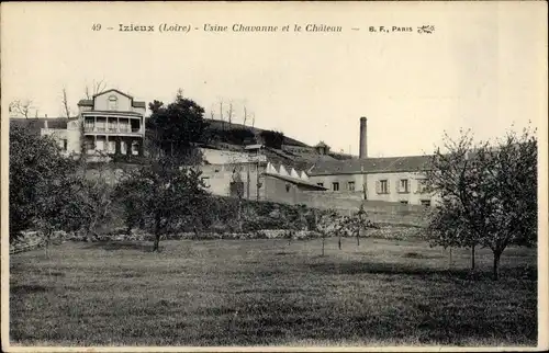Ak Izieux Loire, Usine Chavanne, Le Chateau