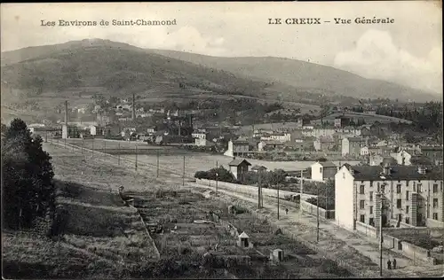 Ak Le Creux Loire, Vue Generale