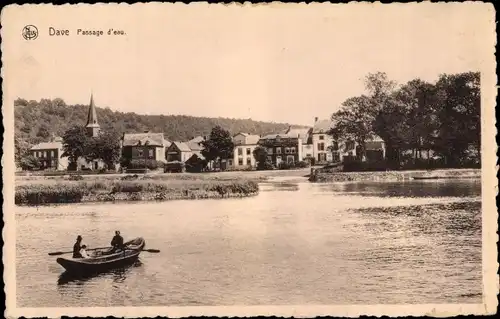 Ak Dave Wallonien Namur, Passage d'eau