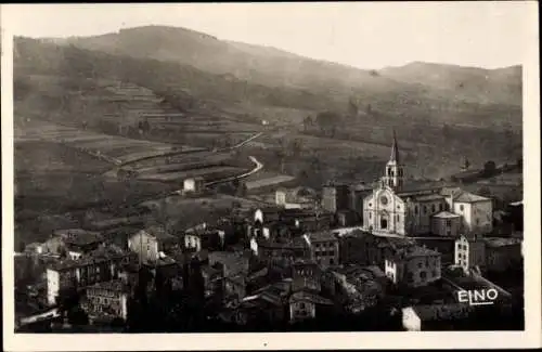 Ak Satillieu Ardèche, Vue générale