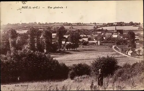 Ak Aze Loir et Cher, Vue Generale