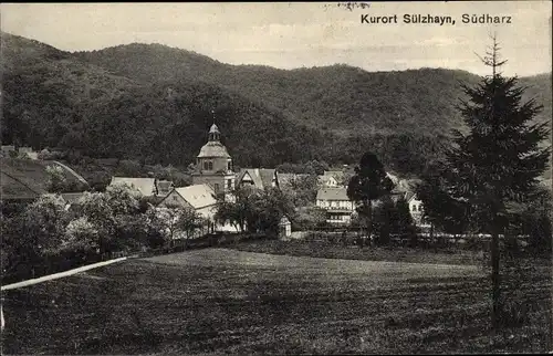 Ak Sülzhayn Ellrich Harz Thüringen, Ortschaft