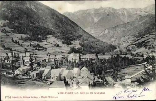 Ak Ville vieille en Queyras Hautes-Alpes, Panorama