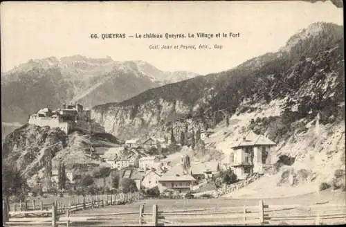 Ak Queyras Hautes-Alpes, Le Chateau, Village et le Fort