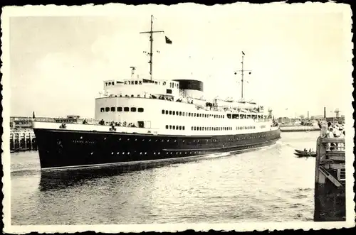 Ak Schiff Koning Albert, Postboot Ostende - Douvres