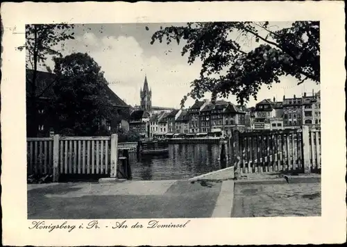 Ak Kaliningrad Königsberg Ostpreußen, An der Dominsel
