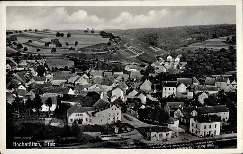 Ak Hochstätten in der Pfalz, Blick auf Ortschaft und Umgebung