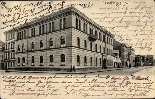 Ak Neuwied in Rheinland Pfalz, Blick zum Königlichen Gymnasium