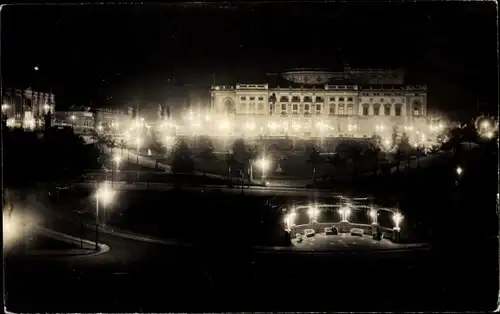 Ak Brasilien, Eine Stadtansicht bei Nacht