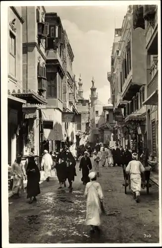 Ak Cairo Kairo Ägypten, Old Cairo Street, Alte Kairo Straße