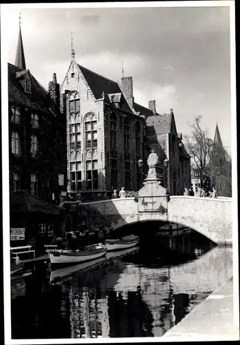 Foto Ak Bruges Brügge Flandern Westflandern, Teilansicht