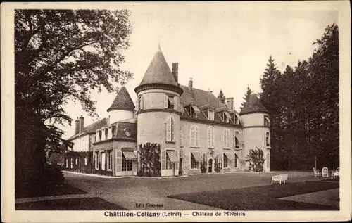 Ak Chatillon Coligny Loiret, Château de Mivoisin