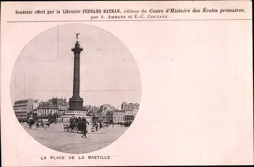 Ak Paris Reuilly, La Place de la Bastille