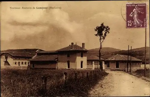 Ak Langeac Haute Loire, Des nouveaux Abattoirs