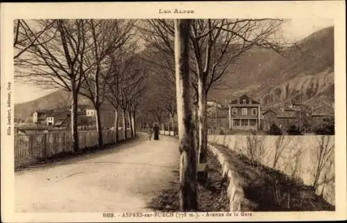 Ak Aspres sur Buech Hautes-Alpes, Avenue de la Gare