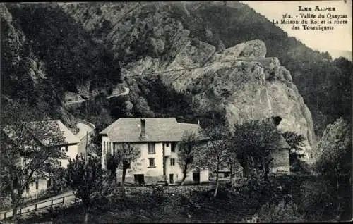 Ak Vallée du Queyras Hautes-Alpes, Maison du Roi et la route des Tourniquets