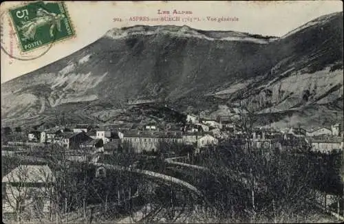 Ak Aspres sur Buech Hautes-Alpes, Vue générale