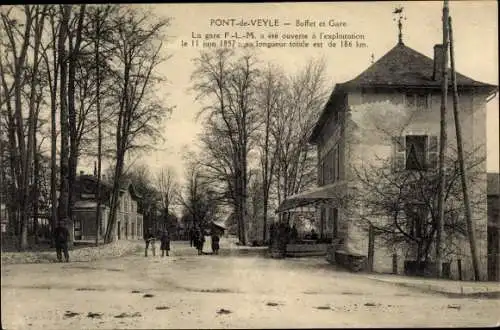 Ak Pont de Veyle Ain, Buffet et Gare