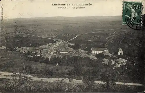 Ak Bruley Lothringen Meurthe et Moselle, Vue générale