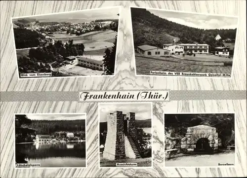 Ak Frankenhain Geratal Thüringen, Eisenberg, Ferienheim VEB Braunkohlenwerk Geiseltal Mitte