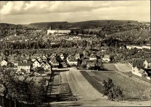 Ak Rudolstadt in Thüringen, Totalansicht vom Ort