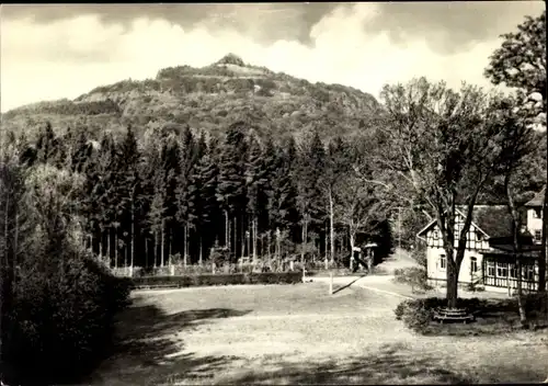 Ak Römhild in Thüringen, Blick zur Steinsburg