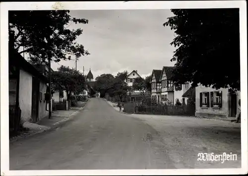 Ak Wildenstein Fichtenau Baden Württemberg, Straßenpartie